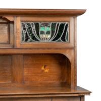 G. M. Ellwood Attributed, Arts & Crafts Glasgow-Style Oak Sideboard Made by Bath Cabinet Makers - Thumbnail 8