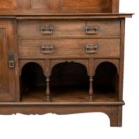 G. M. Ellwood Attributed, Arts & Crafts Glasgow-Style Oak Sideboard Made by Bath Cabinet Makers - Thumbnail 9