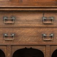 G. M. Ellwood Attributed, Arts & Crafts Glasgow-Style Oak Sideboard Made by Bath Cabinet Makers - Thumbnail 10