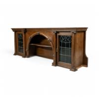 John Ednie for Wylie & Lochhead. Arts & Crafts Glasgow School Wall Cabinet or for Above a Fire Surround - Thumbnail 4