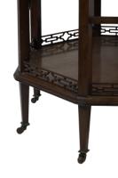 Gillows, attributed. In the Style of H. W. Batley. An Aesthetic Movement Octagonal Mahogany Eight-Leg Centre Table - Thumbnail 4