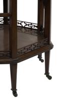Gillow & Co. Attributed, In the style of H. W. Batley, Aesthetic Movement Mahogany Octagonal Centre Table - Thumbnail 5