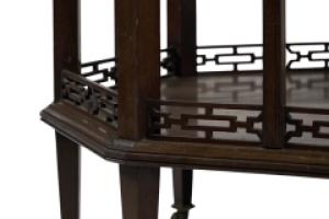 Gillows, attributed. In the Style of H. W. Batley. An Aesthetic Movement Octagonal Mahogany Eight-Leg Centre Table - Thumbnail 8