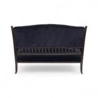 Collinson & Lock. Anglo-Japanese Mahogany Settee with Carved & Scrolled Arms - Thumbnail 6
