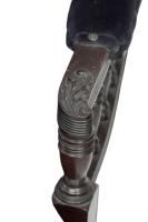 Collinson & Lock. Anglo-Japanese Mahogany Settee with Carved & Scrolled Arms - Thumbnail 11