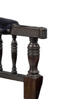 Collinson & Lock. Anglo-Japanese Mahogany Settee with Carved & Scrolled Arms - Thumbnail 15