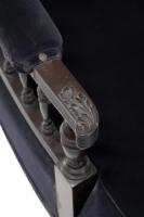 Collinson & Lock. Anglo-Japanese Mahogany Settee with Carved & Scrolled Arms - Thumbnail 17