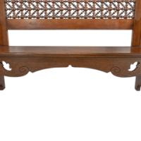 Liberty & Co., Arts & Crafts Oak Settle with Mashrabiya Turnings to the Back - Thumbnail 17