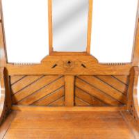 Dr. C. Dresser, Style. Aesthetic Movement Oak Hallstand with Floral Decoration - Thumbnail 9