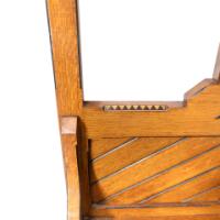 Dr. C. Dresser, Style. Aesthetic Movement Oak Hallstand with Floral Decoration - Thumbnail 11