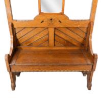 Dr. C. Dresser, Style. Aesthetic Movement Oak Hallstand with Floral Decoration - Thumbnail 12