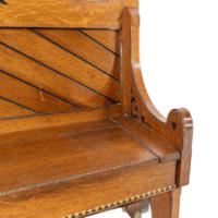 Dr. C. Dresser, Style. Aesthetic Movement Oak Hallstand with Floral Decoration - Thumbnail 15