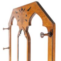Dr. C. Dresser, Style of. Aesthetic Movement Oak Hallstand with Floral Decoration - Thumbnail 17