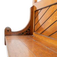 Dr. C. Dresser, Style of. Aesthetic Movement Oak Hallstand with Floral Decoration - Thumbnail 18