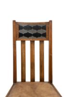 George Montague Ellwood Arts & Crafts Oak Sideboard & 8 Matching Dining Chairs - Thumbnail 22