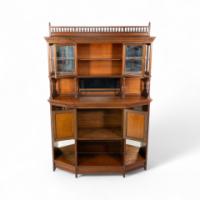 H. W. Batley Attributed, for Gregory & Co., English Walnut Aesthetic Movement Sideboard - Thumbnail 2