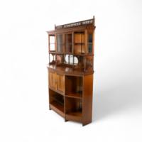 H. W. Batley, attributed. For Gregory & Co. An English Walnut Aesthetic Movement Sideboard - Thumbnail 3