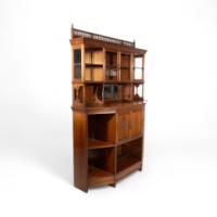 H. W. Batley, attributed. For Gregory & Co. An English Walnut Aesthetic Movement Sideboard - Thumbnail 4