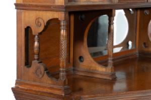 H. W. Batley, attributed. For Gregory & Co. An English Walnut Aesthetic Movement Sideboard - Thumbnail 9