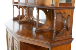 H. W. Batley, attributed. For Gregory & Co. An English Walnut Aesthetic Movement Sideboard - Thumbnail 10