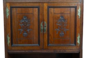 H. W. Batley, attributed. For Gregory & Co. An English Walnut Aesthetic Movement Sideboard - Thumbnail 19
