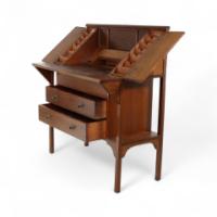 G. M. Ellwood for J. S. Henry. Arts & Crafts Oak Writing Desk - Thumbnail 3