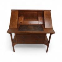 G. M. Ellwood for J. S. Henry. Arts & Crafts Oak Writing Desk - Thumbnail 6