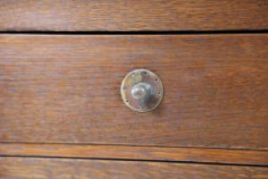 G. M. Ellwood for J. S. Henry. Arts & Crafts Oak Writing Desk - Thumbnail 12