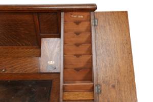 G. M. Ellwood for J. S. Henry. Arts & Crafts Oak Writing Desk - Thumbnail 14