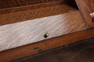 G. M. Ellwood for J. S. Henry. Arts & Crafts Oak Writing Desk - Thumbnail 17