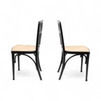 Gustav Siegel for J & J Kohn. Three Ebonised Bentwood Dining/cafe Chairs - Thumbnail 5