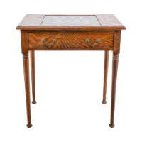William Birch for Liberty & Co., a Well-Crafted Arts & Crafts Oak Chess Table - Thumbnail 2