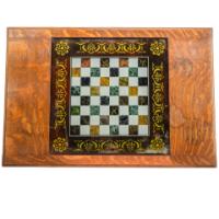 William Birch for Liberty & Co., a Well-Crafted Arts & Crafts Oak Chess Table - Thumbnail 9