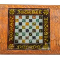 William Birch for Liberty & Co., a Well-Crafted Arts & Crafts Oak Chess Table - Thumbnail 10