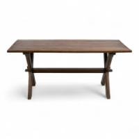 E. W. Godwin Attributed, Gothic Revival Oak Refectory Table