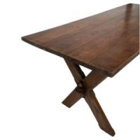 E. W. Godwin, attributed. For Northampton Town Hall. A Gothic Revival Oak Refectory Table - Thumbnail 3