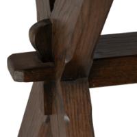 E. W. Godwin, attributed. For Northampton Town Hall. A Gothic Revival Oak Refectory Table - Thumbnail 4