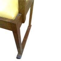 Pair of Oak Armchairs In the style of Liberty & Co. with heart cut-outs backs - Thumbnail 14
