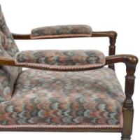 H. W. Batley Attributed, Jas Shoolbred Aesthetic Movement Mahogany Armchair - Thumbnail 8