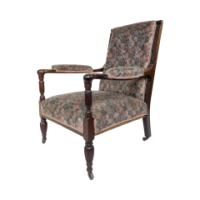 H. W. Batley Attributed, Jas Shoolbred an Aesthetic Movement Mahogany Armchair - Thumbnail 2