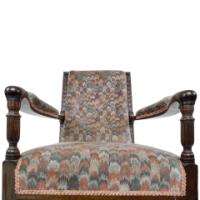 H. W. Batley Attributed, Jas Shoolbred Aesthetic Movement Mahogany Armchair - Thumbnail 13