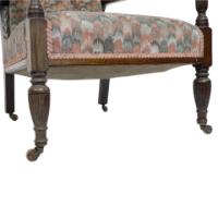 H. W. Batley, attributed. Jas Shoolbred an Aesthetic Movement Mahogany Armchair - Thumbnail 14