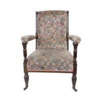 H. W. Batley Attributed, Jas Shoolbred an Aesthetic Movement Mahogany Armchair - Thumbnail 3