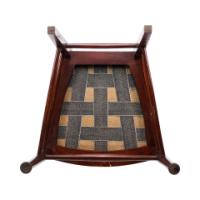 E. G. Punnett for Liberty & Co., Walnut Side Chair with Inlaid Floral Decoration - Thumbnail 14