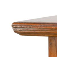 Aesthetic Movement Oak Oblong Side Table with Ring Turned Legs, & Splayed Feet - Thumbnail 11