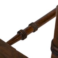 Aesthetic Movement Oak Oblong Side Table with Ring Turned Legs, & Splayed Feet - Thumbnail 19