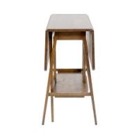 A Well-Crafted Arts & Crafts Oak Drop Leaf Side Table by Liberty & Co - Thumbnail 4