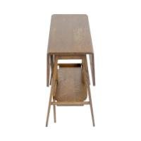 A Well-Crafted Arts & Crafts Oak Drop Leaf Side Table by Liberty & Co - Thumbnail 6