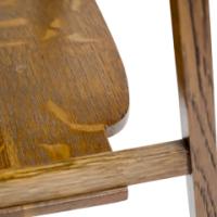 A Well-Crafted Arts & Crafts Oak Drop Leaf Side Table by Liberty & Co - Thumbnail 14