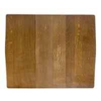 A Well-Crafted Arts & Crafts Oak Drop Leaf Side Table by Liberty & Co - Thumbnail 15